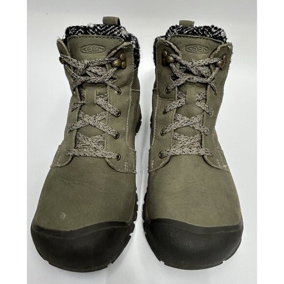 Keen Women's Boots US 8.5 Kaci II Winter Mid Olive Waterproof  100 GRAM 1025453 - Picture 5 of 11